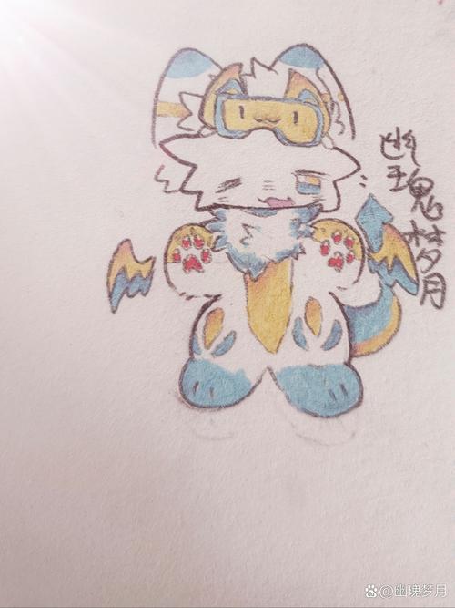 是今天画的互绘 老师们好热情 有点受宠若惊#兽圈福瑞#
